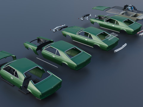 AMC Javelin 1968 3D Принт Модель