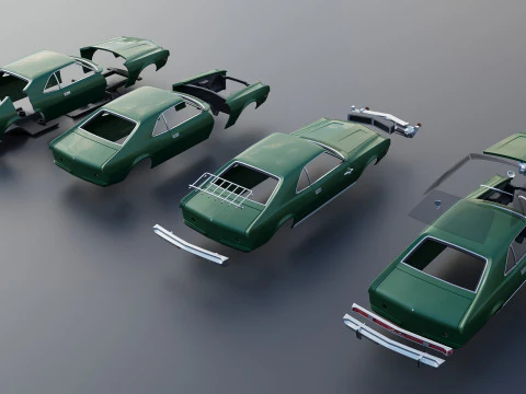 AMC Javelin 1968 3D Print Model