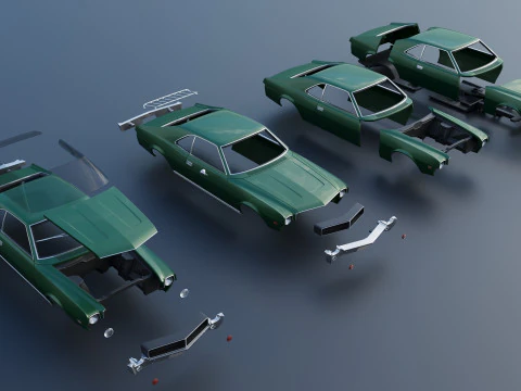 AMC Javelin 1968 3D Print Model