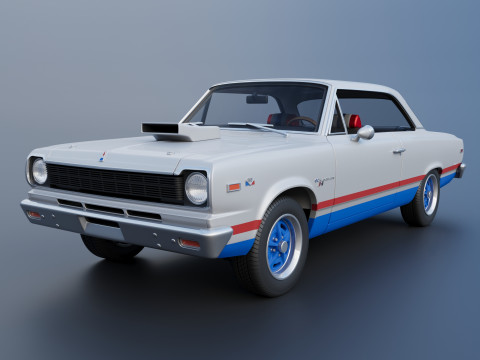 AMC Hurst SC Rambler 1969 3D Print Model