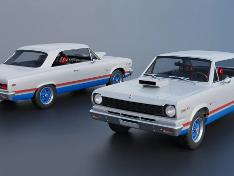 AMC Hurst SC Rambler 1969 3D Print Model