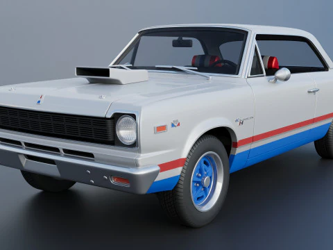 AMC Hurst SC Rambler 1969 3D Print Model