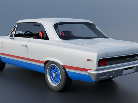 AMC Hurst SC Rambler 1969 Modèles 3D en vedette