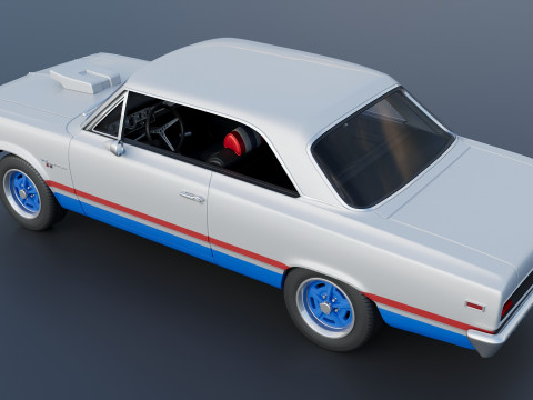 AMC Hurst SC Rambler 1969 Modèles 3D en vedette