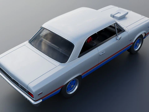 AMC Hurst SC Rambler 1969 3D Print Model