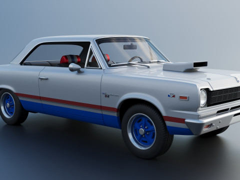 AMC Hurst SC Rambler 1969 Modèles 3D en vedette