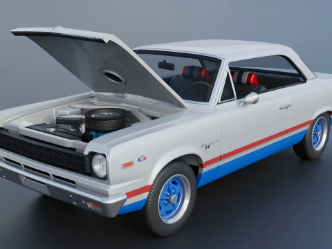 AMC Hurst SC Rambler 1969 3D Print Model