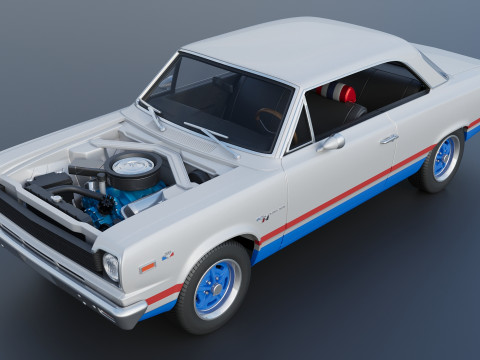 AMC Hurst SC Rambler 1969 Modèles 3D en vedette