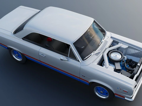 AMC Hurst SC Rambler 1969 3D Print Model