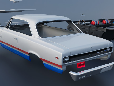 AMC Hurst SC Rambler 1969 Modèles 3D en vedette