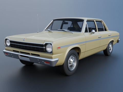 AMC Rambler Four-Door Sedan 1969 3D Print Model