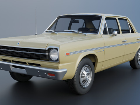AMC Rambler Four-Door Sedan 1969 3D 프린트 모델