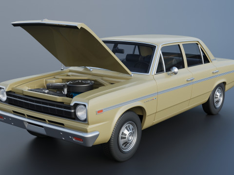 AMC Rambler Four-Door Sedan 1969 3D 프린트 모델