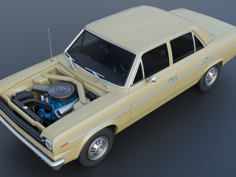 AMC Rambler Four-Door Sedan 1969 3D 프린트 모델