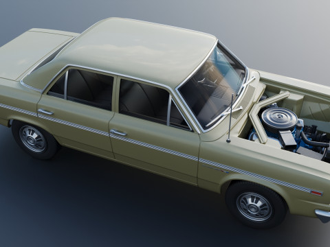 AMC Rambler Four-Door Sedan 1969 3D 프린트 모델