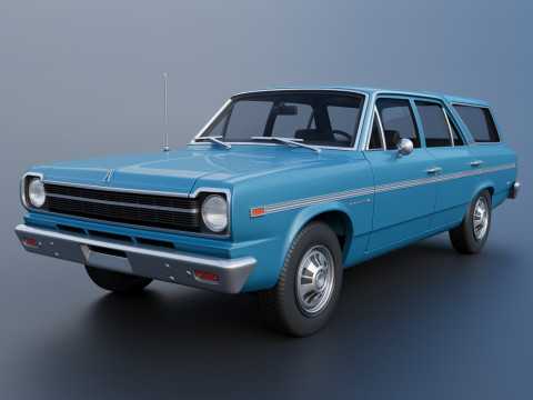 AMC Rambler Station Wagon 1969 3D Print Model