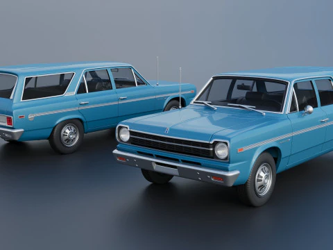 AMC Rambler Station Wagon 1969 3D Print Model