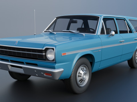 AMC Rambler Station Wagon 1969 Model Cetak 3D
