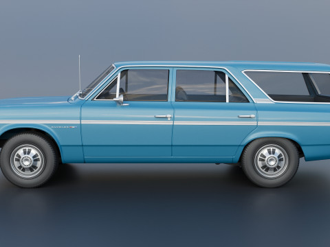 AMC Rambler Station Wagon 1969 Model Cetak 3D
