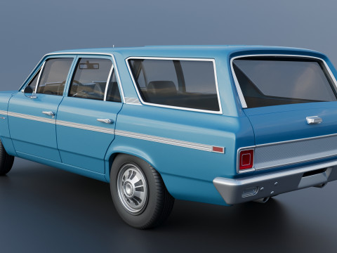 AMC Rambler Station Wagon 1969 Model Cetak 3D