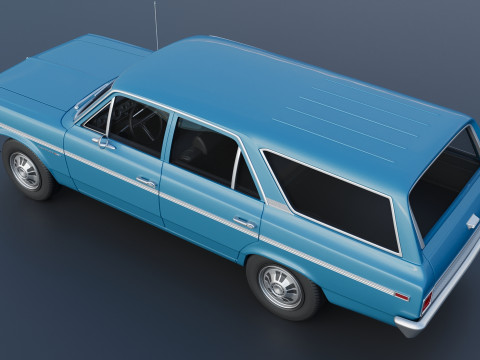 AMC Rambler Station Wagon 1969 Model Cetak 3D