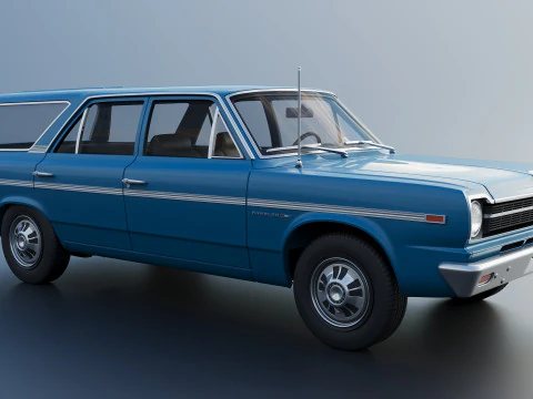 AMC Rambler Station Wagon 1969 3D Print Model