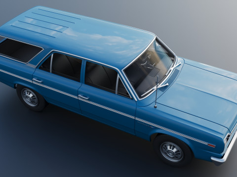 AMC Rambler Station Wagon 1969 Model Cetak 3D