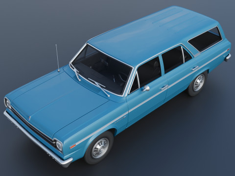 AMC Rambler Station Wagon 1969 Model Cetak 3D