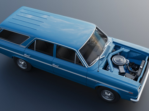 AMC Rambler Station Wagon 1969 Model Cetak 3D