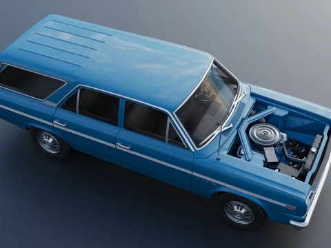 AMC Rambler Station Wagon 1969 3D Print Model