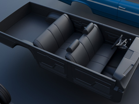 AMC Rambler Station Wagon 1969 Model Cetak 3D