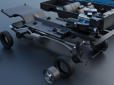AMC Rambler Station Wagon 1969 Model Cetak 3D