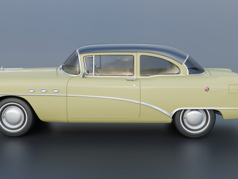 Buick Special 2-Door Sedan 1954 3D-printmodel