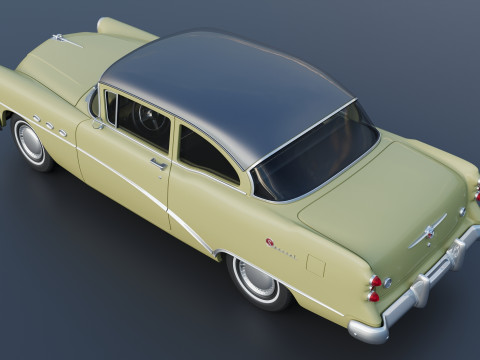 Buick Special 2-Door Sedan 1954 3D-printmodel