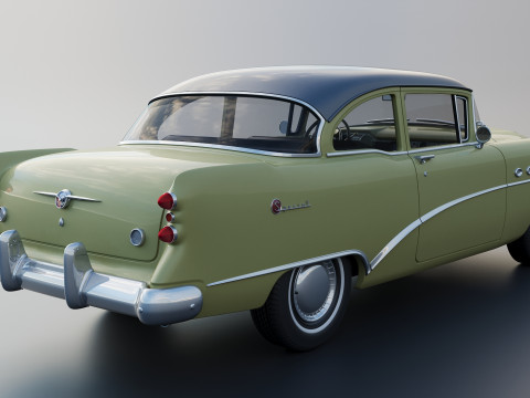 Buick Special 2-Door Sedan 1954 3D-printmodel