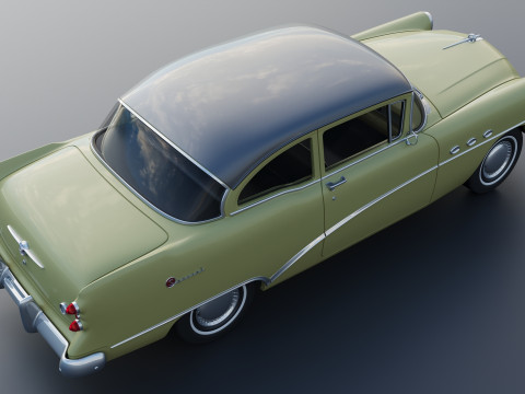 Buick Special 2-Door Sedan 1954 3D-printmodel