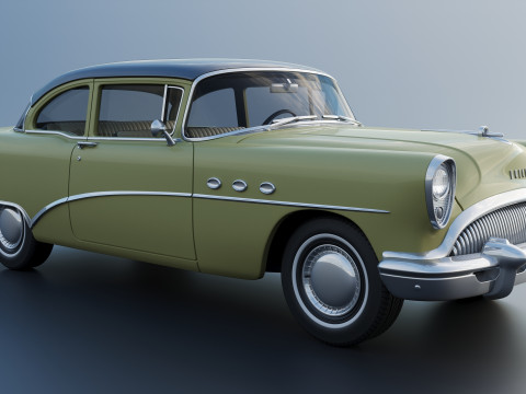 Buick Special 2-Door Sedan 1954 3D-printmodel