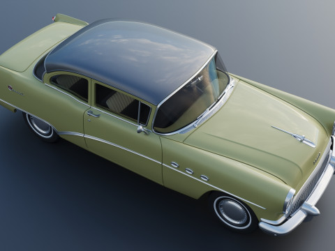 Buick Special 2-Door Sedan 1954 3D-printmodel