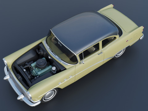Buick Special 2-Door Sedan 1954 3D-printmodel