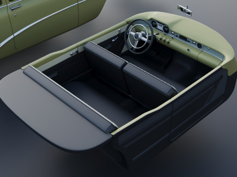 Buick Special 2-Door Sedan 1954 3D-printmodel