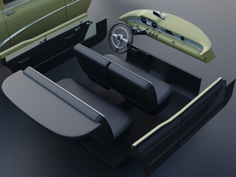 Buick Special 2-Door Sedan 1954 3D-printmodel