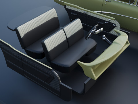 Buick Special 2-Door Sedan 1954 3D-printmodel