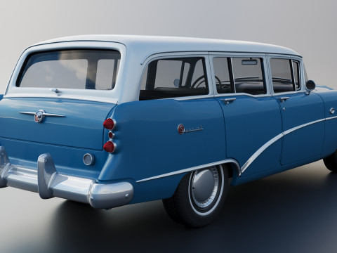 Buick Special Estate Wagon 1954 3D 프린트 모델