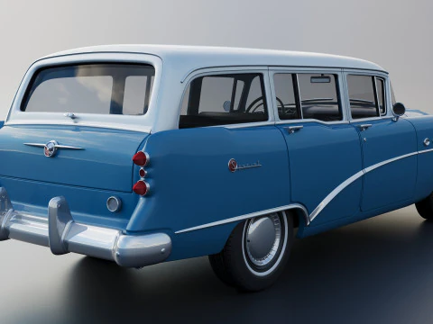 Buick Special Estate Wagon 1954 3D Print Model