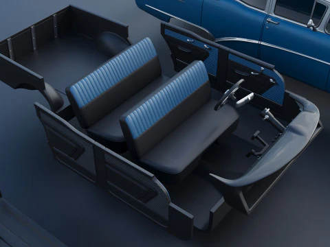 Buick Special Estate Wagon 1954 3D Print Model