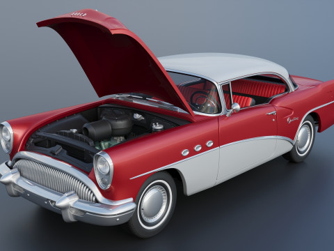 Buick Century 1954 3D Принт Модель