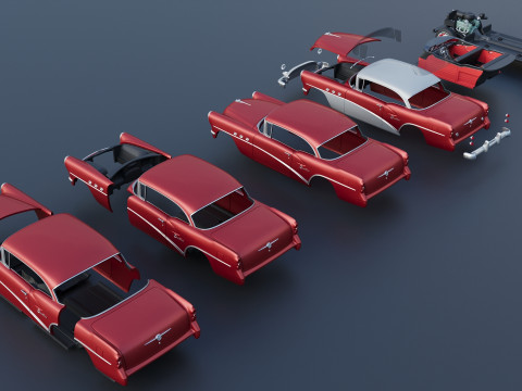 Buick Century 1954 3D Принт Модель