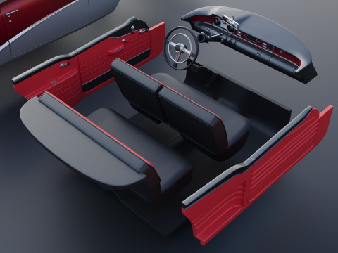 Buick Century 1954 3D Принт Модель