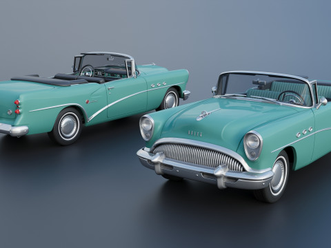 Buick Century Convertible 1954 3D Принт Модель