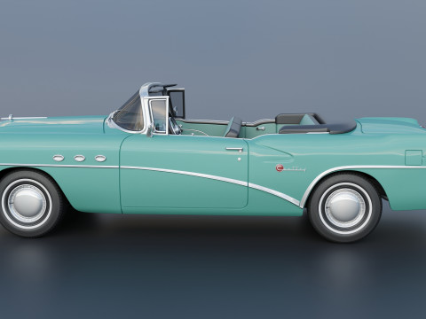 Buick Century Convertible 1954 3D Принт Модель